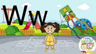 Letter W Learning Capital I and Lower Case i [upl. by Millian]