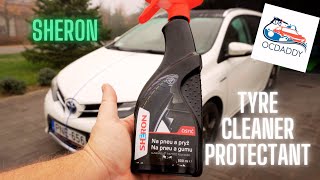 Sheron tyre cleaner and protectant test  EN [upl. by Ahsitnauq]