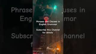 Phrases and Clauses in English grammar [upl. by Hallie]