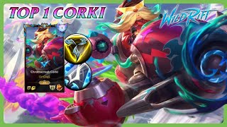 Wild Rift CORKI  TOP 1 Arcade Corki S13 Ranked Gameplay  Build [upl. by Ripley]