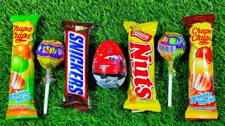 Satisfying video Asmr lollipops candy and chocolate gummy candy unboxing video [upl. by Nevear]