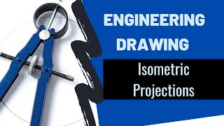 Isometric Projections  Combination of Solids  Square Prism on Cylindrical Slab  CAED [upl. by Anavi335]