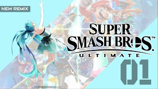 Hatsune Miku  Rolling Girl FANMADE REMIX  Super Smash Bros Ultimate [upl. by Ardnuaek]