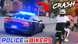 BIKERS VS COPS  Best Motorcycle Police Chase Compilation 2024 [upl. by Eceer]