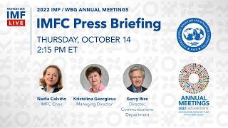 Press Briefing International Monetary and Financial Committee IMFC [upl. by Coretta]