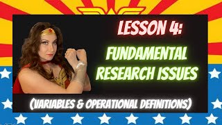 Lesson 4 Fundamental Research Issues [upl. by Yuri55]