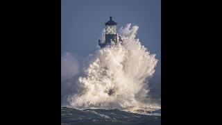 Storm damage to Maine lighthouses January 2024 [upl. by Kitrak]