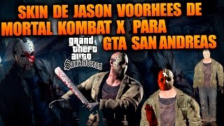 GTA SA  Skin de Jason Voorhess de Mortal Combat X para San andreas [upl. by Amol]