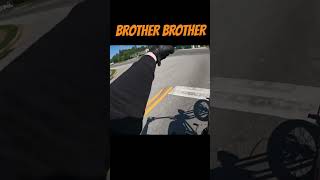 Big Harley Brother brother harley biker motovlog motorcycle harleydavidson memes meme funny [upl. by Anauqahs486]