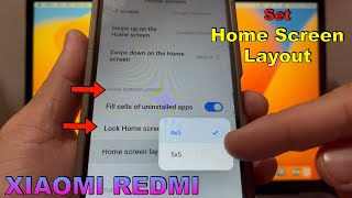 How to Set Home Screen Layout on Xiaomi Redmi 13C [upl. by Kittie488]