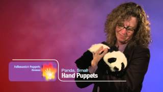 Folkmanis® Small Panda Puppet Demo  Retired [upl. by Jaal]