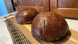 Bonnie’s Best Creations Baking Pumpernickel Bread [upl. by Ahsiner]