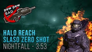 Halo Reach  LASO Zero Shot Challenge Deathless  Nightfall  353 [upl. by Stoat77]