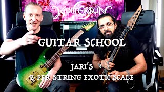 Wintersun Guitar School  Jaris 2Per String Exotic Scale [upl. by Macy630]