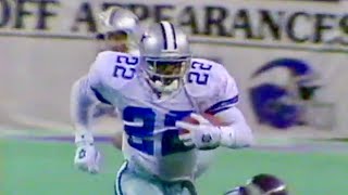 1995  Emmitt Smith Scores TD in Overtime  Cowboys vs Vikings  9171995 [upl. by Blackmun]