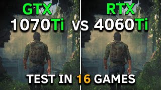 GTX 1070 Ti vs RTX 4060 Ti  Test In 16 Games at 1080p  Is the Upgrade Worth It  2023 [upl. by Viviene]