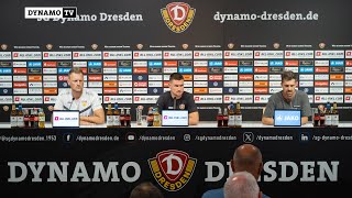 4 Spieltag  SGD  VFB II  Pressekonferenz nach dem Spiel [upl. by Aihsenat]