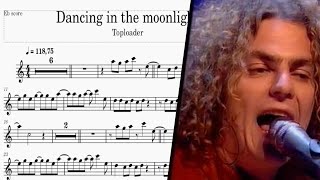 Dancing In The Moonlight Toploader Alto Sax Eb Sheet Music [upl. by Daniyal]