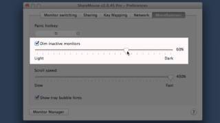 How to disable dimming while sharing the mouse and keyboard [upl. by Ynnoj]