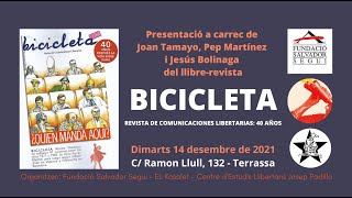 Bicicleta Revista de Comunicaciones libertarias 40 años 2021 [upl. by Ahsir]