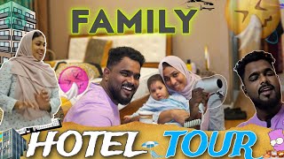 One Day HOTEL ROOM TOUR 🔥🙌  Irfan amp Farziya  SL BUBBLEGUM IrfanFarziya [upl. by Feld]