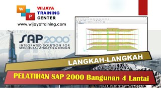 Tutorial SAP 2000 Desain Struktur Gedung 4 Lantai PART 1 [upl. by Koziarz]