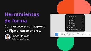 🖍️ Tutorial  Herramientas de forma Rectángulos líneas flechas elipse y más  Figma 2024 Básico [upl. by Oniram3]