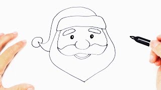 How to draw a Santa Claus Step by Step  Christmas Drawings [upl. by Fredra]