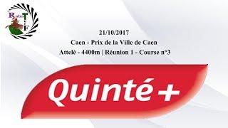 Pronostic Quinté  Base Samedi  21102017 [upl. by Stevie]