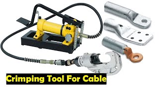 Crimping Made Easy Best Hydraulic Tools for Electrical Work  Crimping Tool For Cable  MM Asif [upl. by Layla]