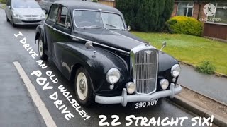 1954 50s Wolseley 680 POV Drive and Walkaround Vintage Veteran Classic British Morris Coachbuilders [upl. by Myrt461]