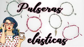 Pulseras elásticas fáciles y muy rápidas de realizar  Tutorial [upl. by Oirromed]