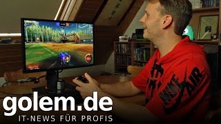 Asus ROG Swift PG248Q im Alltag mit 4 Spielen [upl. by Eyaj]