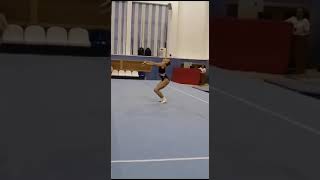 Viktoria Listunova floor exercise a regional competition 2023 [upl. by Trepur]