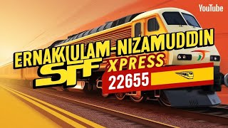 indian railways 22655 ErnakulamNizamuddin Superfast Express [upl. by Alisha]