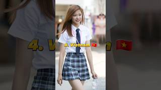 Top 10 Asian Countries With Most Beautiful School Uniforms [upl. by Bria]