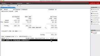 SABRE TUTORIAL SHORT  Flights  Exchanges and Refunds [upl. by Dibrin960]