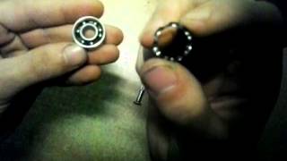 How to fix skateboard or any bearings [upl. by Einahets949]