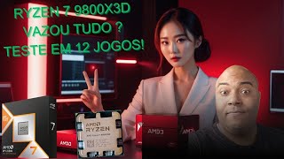 Ryzen 7 9800x3d Destruidor de I9  Teste em 12 Jogos [upl. by Franni982]