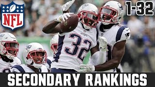 Ranking NFL Secondaries From WORST To FIRST 2019 Best Secondary In The NFL [upl. by Asilet]