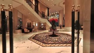 Welcome to the Lobby at Island ShangriLa Hong Kong VIDEO TOUR [upl. by Koralle]