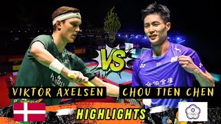 Badminton Viktor Axelsen vs Chou Tien Chen Yonex Swiss Open [upl. by Lerret203]