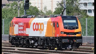 Schweizer Eisenbahnen um Brig im Juni 2024 [upl. by Yenahc]