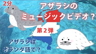 アザラシの歌のミュージックビデオ？オランダ語でアザラシは何というの？第２弾🇳🇱オランダ語の単語 ２分 [upl. by Euqirdor64]