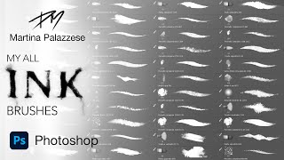 My All Ink brushes for Photoshop [upl. by Idham711]