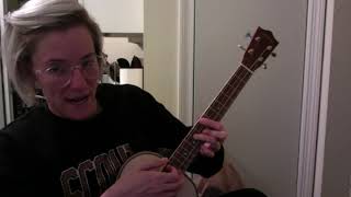 BARITONE UKULELE JAZZ TUTORIAL  “All of Me”  jazzukedecember [upl. by Ingold]