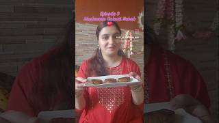 Episode 3  Mushroom Galouti Kabab  Easy Party Snacks for DIWALI ✨️✨️diwali food festival party [upl. by Kermy]