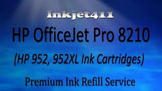 HP OfficeJet Pro 8210 Printer Ink Refill [upl. by Sixel]