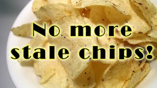 Refresh stale potato chips and make them crisp again [upl. by Odrarebe]