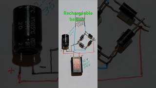 Rechargeable battery 🔋12volt 75Acircuit diagram electronic shortsfeed [upl. by Gnik]